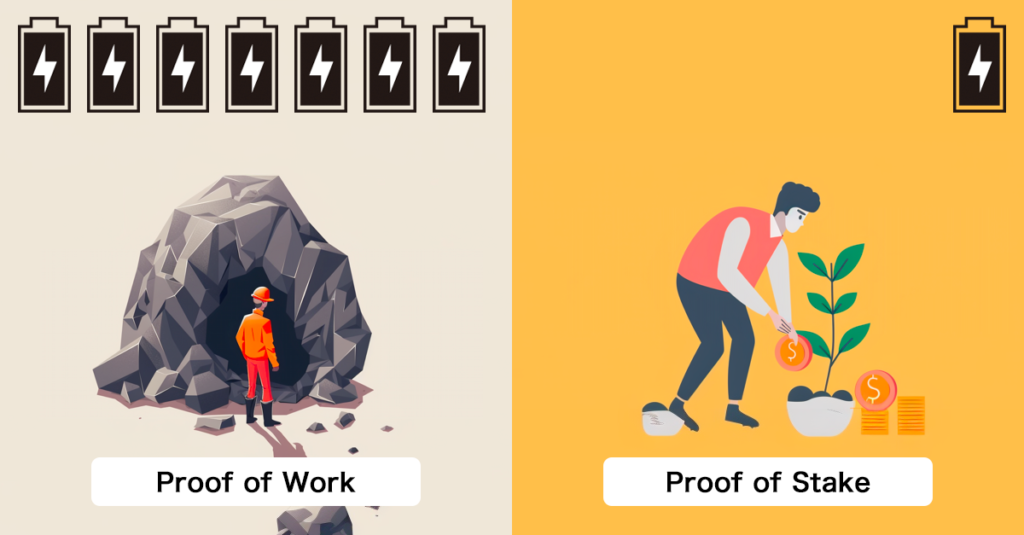 Proof of Stake(PoS)とは