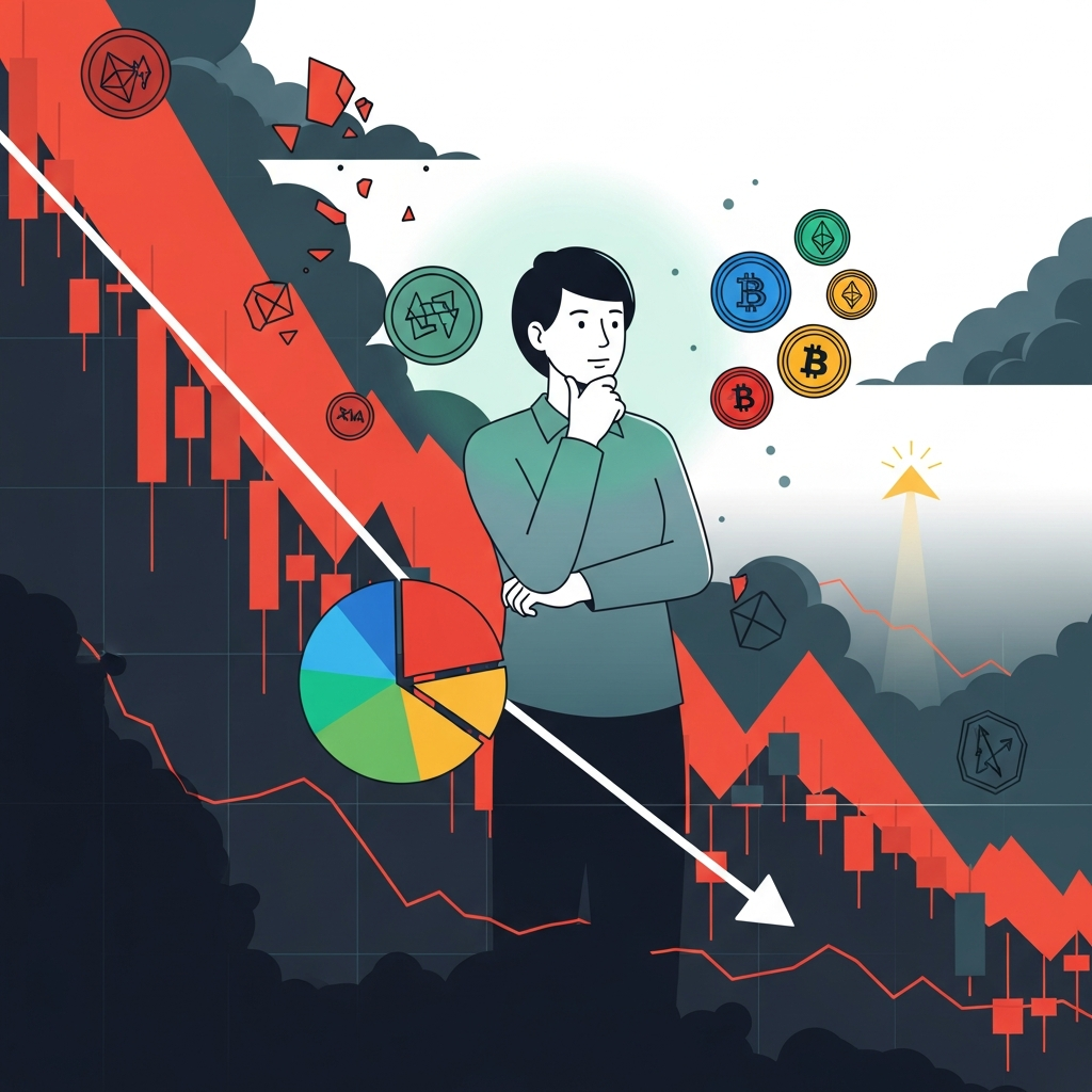 仮想通貨暴落時に取るべき賢い対処法