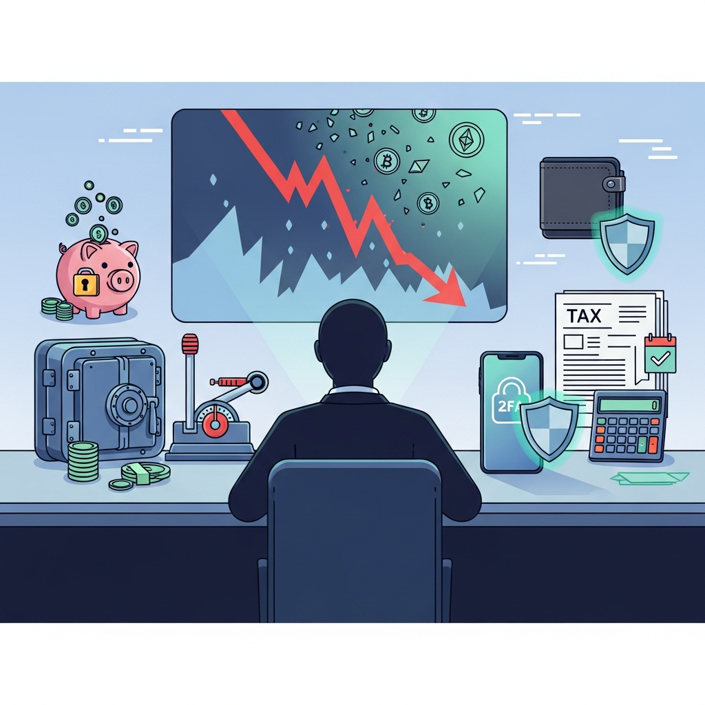 仮想通貨暴落で破産しないためのリスク対策