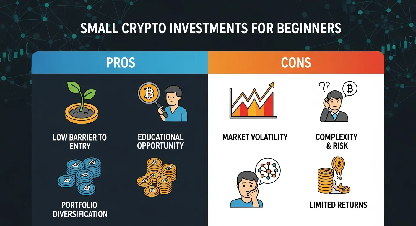 仮想通貨 少額投資 コツ 安全性の仮想通貨の少額投資とは?メリット・デメリットに関するイメージ