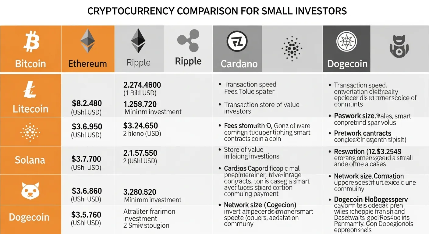 仮想通貨 少額投資 コツ 安全性の仮想通貨の少額投資におすすめの銘柄・取引所に関するイメージ