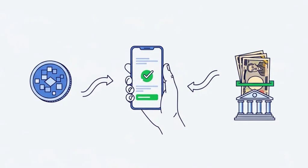 仮想通貨の日本円出金は簡単3ステップ｜手数料と注意点も解説